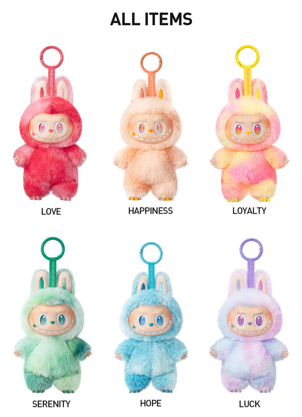 Pop Mart Labubu Plush Doll Keychain, LOYALTY The Monsters Big into Energy Series