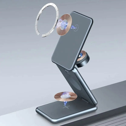 3-in-1 Apple Device Compatible MagSafe Travel Charger