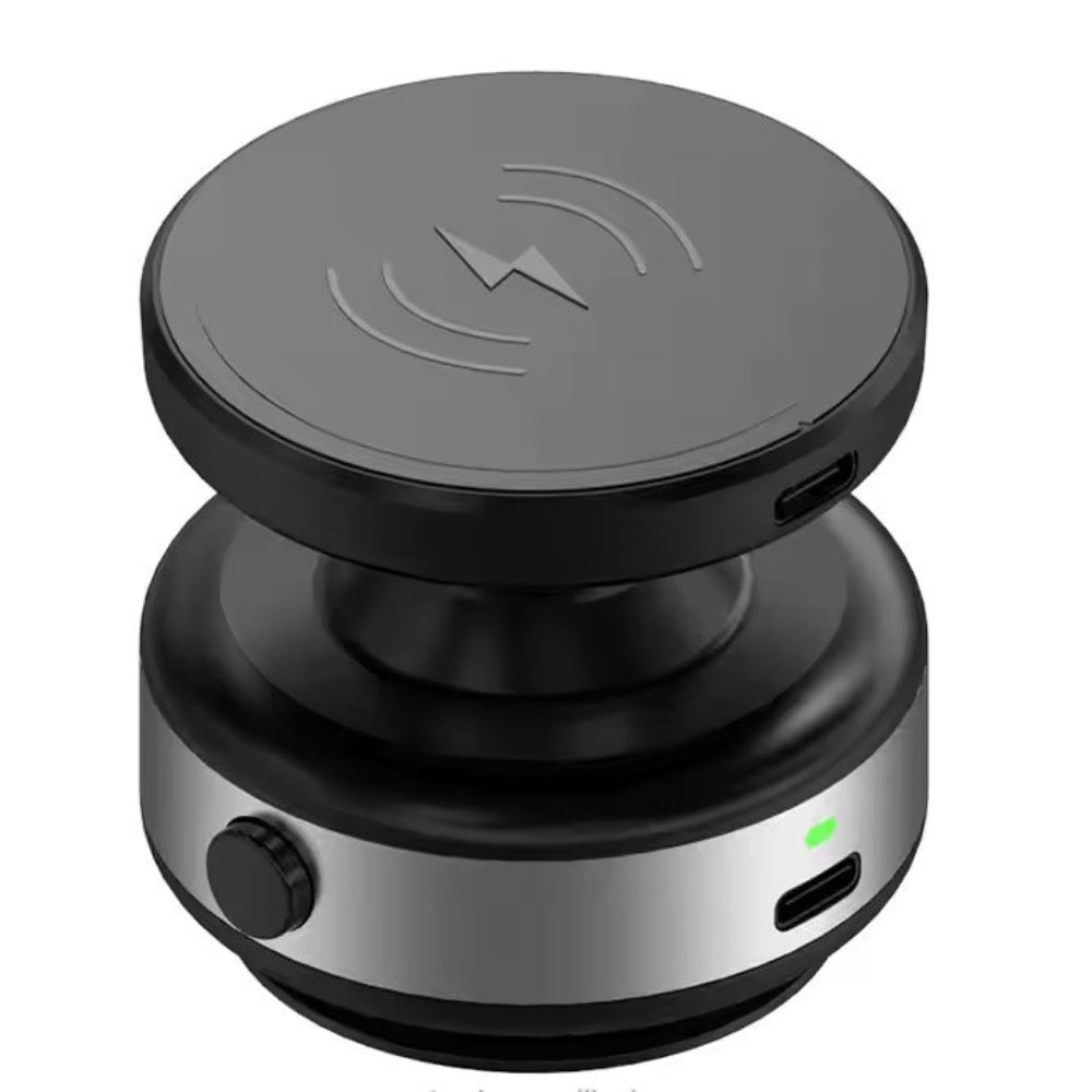 New Vacuum Magnetic Phone Holder With Wireless Charging